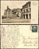 Ansichtskarte Plauen (Vogtland) Feuerwache, Sparkasse U. Rathaus 1934 - Plauen