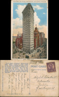 Manhattan-New York City FLATIRON BUILDING, BROADWAY AND FIFTH AVENUE 1920 - Other & Unclassified