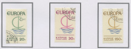 Europa CEPT 1966 Chypre - Cyprus - Zypern Y&T N°262 à 264 - Michel N°270 à 272 (o) - 1966