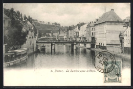 AK Namur, La Sambre Avec Le Pont  - Namur