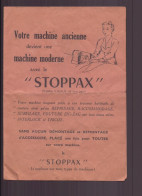 PUBLICITAIRE STOPPAX VOTRE MACHINE ANCIENNE DEVIENT UNE MACHINE MODERNE - Publicités