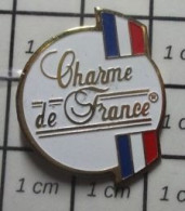 2422 Pin's Pins / Beau Et Rare / THEME : MARQUES / RUBAN TRICOLORE CHARME DE FRANCE - Marche