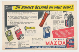 Buvard 20.8 X 13.4 La Pile MAZDA éclairage Portatif Les Différents Boitiers Lampe De Poche  Petite Lanterne  Torche* - Electricity & Gas