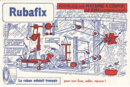 BUVARD & BLOTTER - RUBAFIX - Machine à Couper Le Bois - Illustration Erik - Other & Unclassified