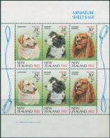 New Zealand 1982 SG1273 Health Dogs MS MNH - Andere & Zonder Classificatie