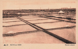 FRANCE - Batz Sur Mer - Marais Salants - Vue Générale - Carte Postale Ancienne - Batz-sur-Mer (Bourg De B.)