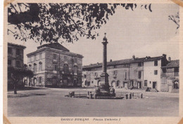 Cartolina Oriolo Romano ( Viterbo ) Piazza Umberto 1° - Viterbo