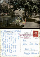 Ansichtskarte Düsseldorf Pariser Stühlchen Auf Der Königsallee 1961 - Duesseldorf