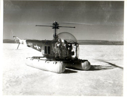 Groenland Thulé : Hélicoptère US Navy HU-2 Sur La Glace Le 29 Juillet 1950 - War, Military