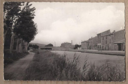 CPSM 11 - HOMPS - Le Port - TB PLAN Cours D'eau Canal CENTRE VILLAGE Détails Maisons - CP Voyagée 1951 - Autres & Non Classés