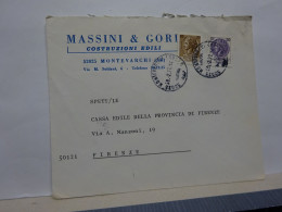 MONTEVARCHI   -- AREZZO  --- MASSINI E& GORI  - COSTRUZIONI EDILI - Italie