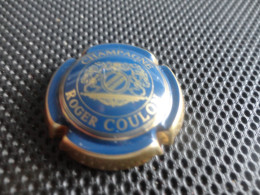 CAPSULE DE CHAMPAGNE : COULON ROGER - N°10 Bleu Et Or - Altri & Non Classificati