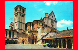 ITALIA - UMBRIA - Assisi (Perugia) - Basilica Di S. Francesco  - Cartolina Viaggiata Nel 1952 - Autres & Non Classés