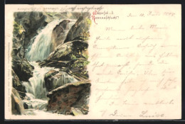 AK Blick Auf Den Wasserfall In Der Ravennaschlucht  - Autres & Non Classés