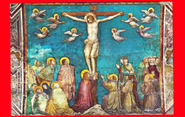 ITALIA - UMBRIA - Assisi (Perugia) - Basilica S. Francesco - Giotto - Il Crocifisso - Cartolina Viaggiata - Sonstige & Ohne Zuordnung