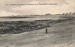 FRANCE - Le Croisic - Vue Générale De La Plage Valentin à Marée Basse - Animé - Carte Postale Ancienne - Le Croisic