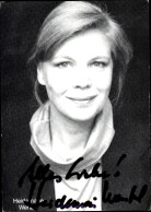CPA Schauspielerin Heidemarie Wenzel, Portrait, Autogramm - Acteurs