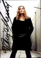 CPA Schauspielerin Tanja Wenzel, Portrait, Autogramm - Acteurs
