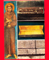 ITALIA - UMBRIA - Assisi (Perugia) - Basilica S. Francesco - Le Tre Urne - Cartolina Viaggiata 1981 - Sonstige & Ohne Zuordnung