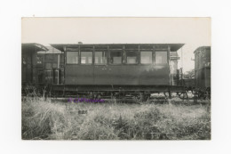 Photo Voiture CFD Gare Egreville Seine Et Marne 77 France Train Wagon Chemin Chemins Fer Départementaux Local Secondaire - Trains