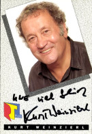 CPA Schauspieler Kurt Weinzierl, Portrait, Autogramm, RTL Plus - Acteurs