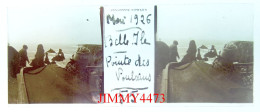 Belle Ile - Pointe Des Poulains Mai 1926 - Plaque De Verre En Stéréo - Taille 44 X 107 Mlls - Glasplaten