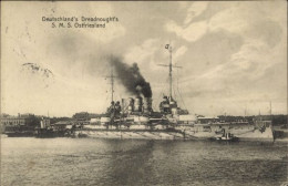 CPA Deutsches Kriegsschiff, S.M.S. Ostfriesland, Kaiserliche Marine - Sonstige & Ohne Zuordnung
