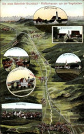 Landkarten CPA Eugen Felle, Pfaffenhausen Bayern, Krumbach, Eröffnung 1910, Dr. Trenkler Co. - Other & Unclassified