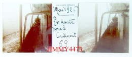 En Route Pour Le Continent Mai 1926 - Plaque De Verre En Stéréo - Taille 44 X 107 Mlls - Plaques De Verre