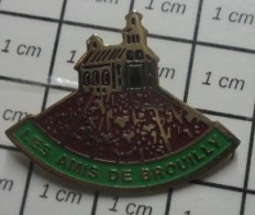 115D Pin's Pins / Beau Et Rare / ASSOCIATIONS / LES AMIS DE BROUILLY VIN ROUGE BEAUJOLAIS - Vereinswesen