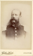 CdV Stettin, Offizier In Uniform, Epauletten, Portrait - Photographie