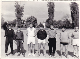 Old Real Original Photo - Group Of Men Posing In The Open - Ca. 11.5x8.5 Cm - Anonyme Personen