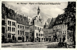 CPA Weimar Thüringen, Altstadt, Rathaus, Hofapotheke - Autres & Non Classés