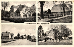 CPA Luschendorf Pansdorf Ratekau In Holstein, Häuser, Straße - Autres & Non Classés
