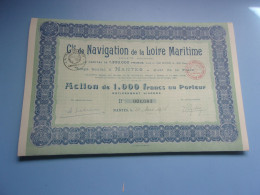 Cie De Navigation De La Loire Maritime (nantes) - Autres & Non Classés