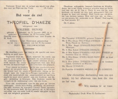Opbrakel, 1949, Theophiel D'Haez, Henau - Images Religieuses