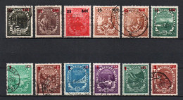 - ROUMANIE PLAN QUINQUENNAL 1952 (12 Timbres Surchargés Oblitérés) - Cote 50,00 € - - Gebraucht