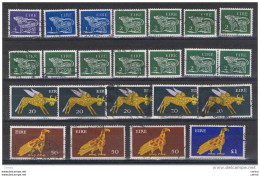 IRELAND:  1974/75  ORDINARY  SERIES  -  LOT  23  USED  REP.  STAMPS  -  YV/TELL. 259//323 - Gebraucht