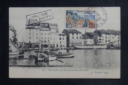 FRANCE - Cachet " Trouvé à La Boîte " Sur Carte Postale (Toulon), De Les Bormettes Pour Sallève En 1969  - L 153128 - 1961-....