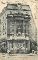 59 - Lille - Fontaine Wallon - Animée - Correspondance - Oblitération Ronde De 1905 - CPA - Voir Scans Recto-Verso - Lille
