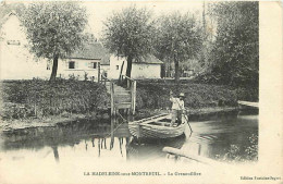 62 - La Madeleine Sous Montreuil - La Grenouillère - Animé - Barque - Ecrite En 1916 - Voir Scan Recto-Verso - Autres & Non Classés