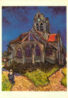 Art - Peinture - Vincent Van Gogh - L'Eglise D'Auvers 1890 - CPM - Voir Scans Recto-Verso - Peintures & Tableaux