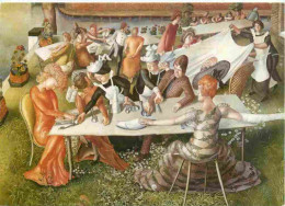 Art - Peinture - Stanley Spencer - Dinner On The Lawn - Tate Gallery - CPM - Voir Scans Recto-Verso - Schilderijen
