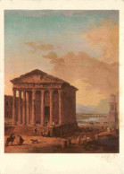 Art - Peinture - Hubert Robert - La Maison Carrée Et Les Arènes De Nimes - Musée De Limoges - Carte De La Loterie Nation - Peintures & Tableaux