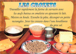 Recettes De Cuisine - Crozets - Carte Neuve - Gastronomie - CPM - Voir Scans Recto-Verso - Recettes (cuisine)