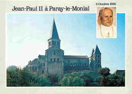 71 - Paray Le Monial - La Basilique Du Sacré Coeur - 5 Octobre 1986 Le Pape Jean Paul II à Paray Le Monial - Carte Neuve - Paray Le Monial