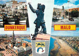 59 - Dunkerque - Multivues - Bateaux - Automobiles - Blasons - Carte Neuve - CPM - Voir Scans Recto-Verso - Dunkerque