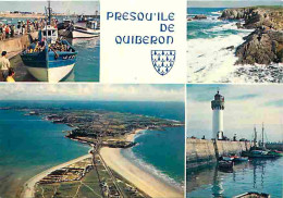 56 - Presqu'Ile De Quiberon - Presqu'Ile De Quiberon - Multivues - Bateaux - Phare - Carte Neuve - CPM - Voir Scans Rect - Quiberon