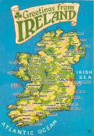 Irlande - Carte Géographique - Ireland - CPM - Voir Scans Recto-Verso - Autres