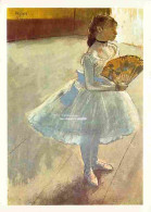 Art - Peinture - Edgard Degas - Dancer With Fan - CPM - Voir Scans Recto-Verso - Paintings